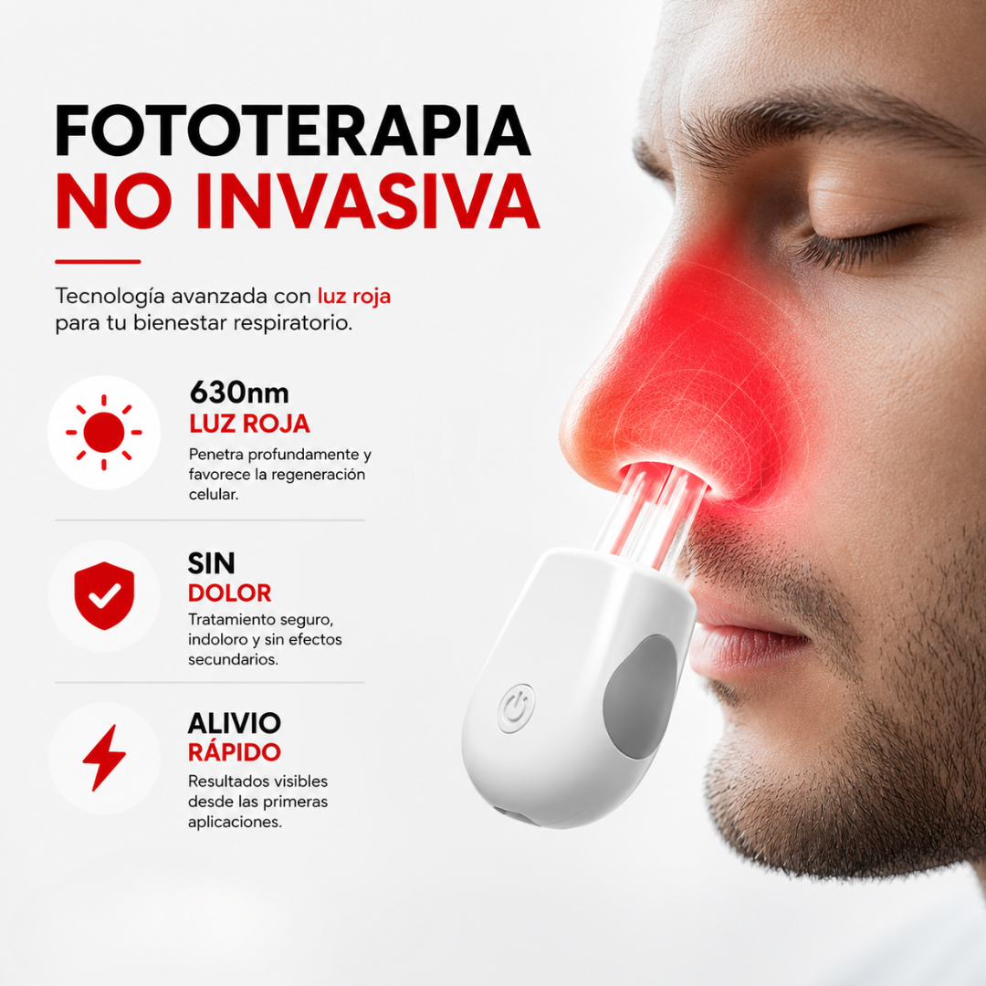 Terapia Nasal Con Luz Roja