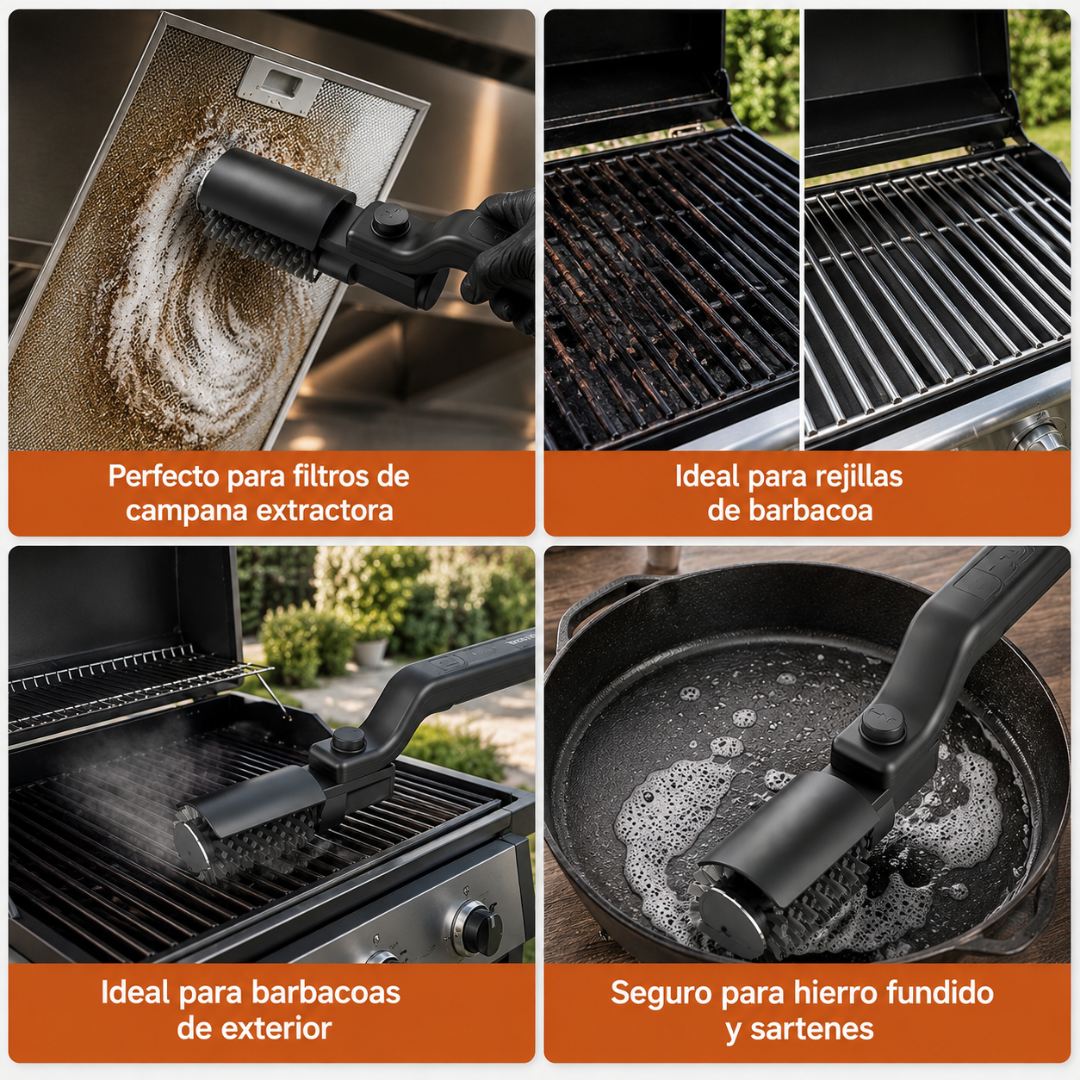 GrillSpark™ Cepillo Eléctrico para Parrilla